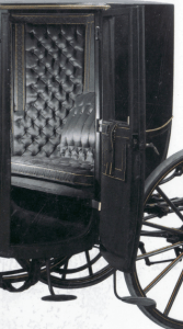 A funeral carriage