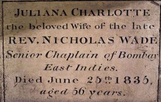 Juliana Wade memorial