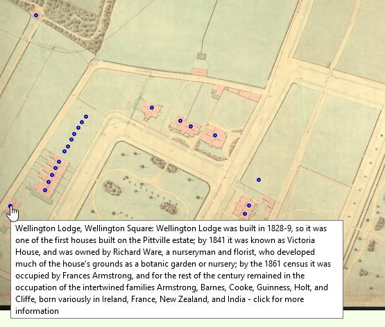 Wellington Square - map