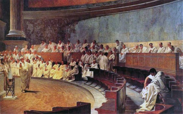 Cicero Denounces Catiline by Cesare Maccari