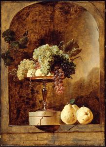 Frans Snyders, Grapes, Peaches and Quinces in a Niche